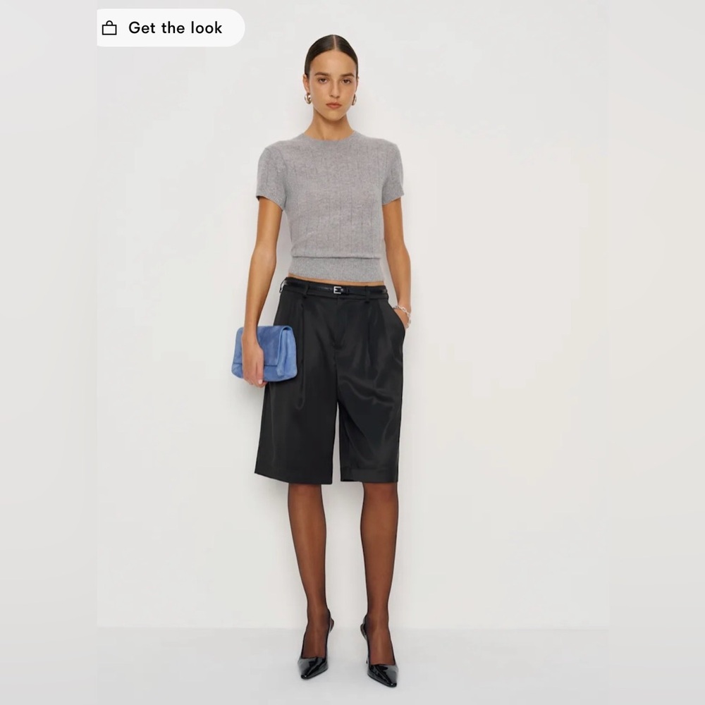 Reformation Drew Satin Shorts Size 2